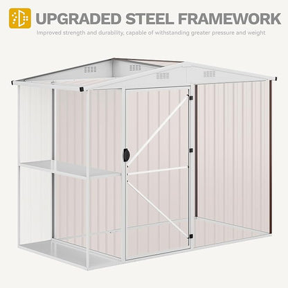 DWVO 8 x 4 ft Outdoor Storage Shed - Image 7