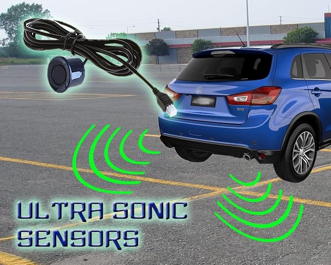 ZONETECH New 4 Parking Sensors LED Display Car Reverse Backup Radar System 10 - Image 8
