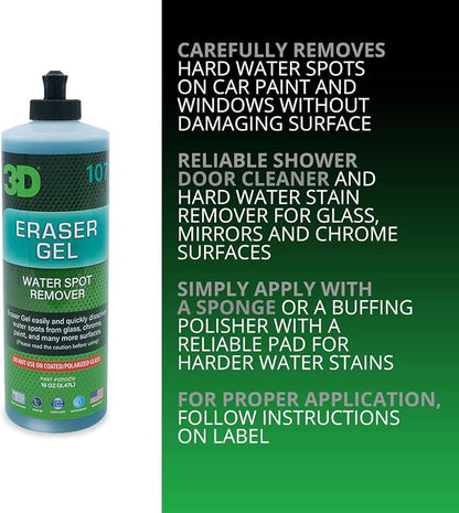 3D Eraser Gel Water Spot Remover – Acidic Gel Formula - Image 6
