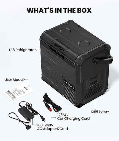 EENOUR D18 19Qt/18L 12V Car Refrigerator - Image 9