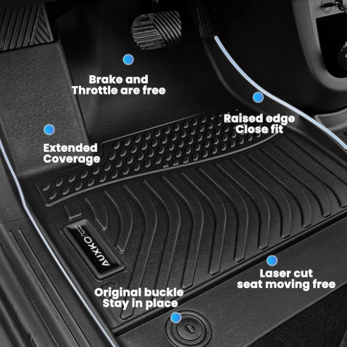 Auxko All Weather Floor Mats Cargo Mat - Image 5