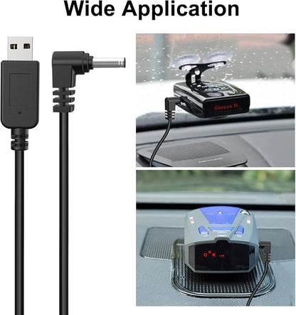 Radar Detector Cable, USB to DC3.5 Plug Cable, - Image 5
