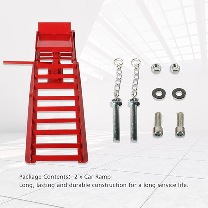 5 Ton 2 Pack Hydraulic Car Ramp Elevator 10000 Lbs - Image 6