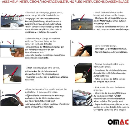 OMAC Front Bug Shield Hood Deflector Guard - Image 9