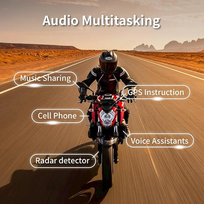 Salut Motorcycle Bluetooth Intercom Headset - Image 5