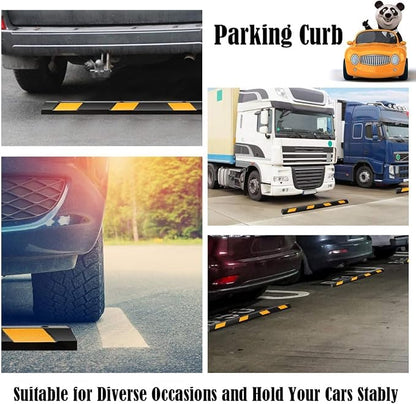 ERGOMASTER Parking Stopper for Garage, 72” Rubber Parking Block - Image 6