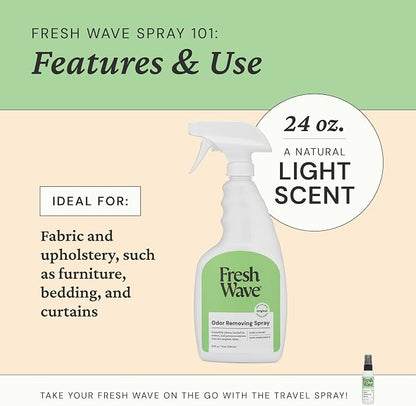 Fresh Wave Original Scent Odor Eliminator Spray & Air Freshener, 24 fl. oz. | - Image 7