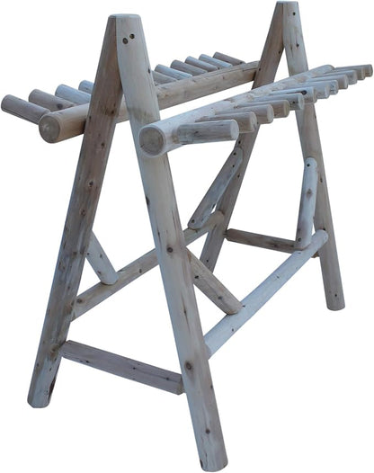 22-Place Freestanding Ski Log Racks, Pole Ski Holders, Garage Racks - Image 3