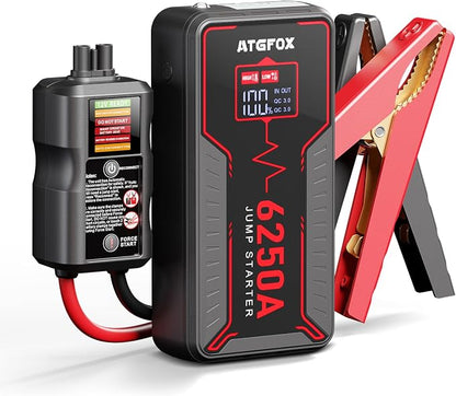 6250A Jump Starter Portable by ATGFOX