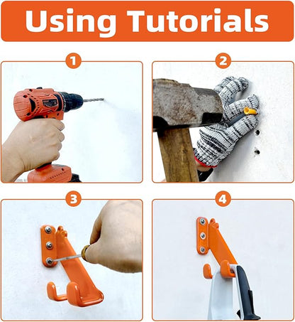 Chainsaw Hanger, 1 Pack Chainsaw Wall Mount, Heavy Duty Chainsaw Holder - Image 6