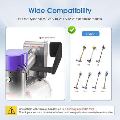 2 Pack Easy Access Cordless Vacuum Wall Mount Holder – Heavy Duty Metal Wall - Image 2