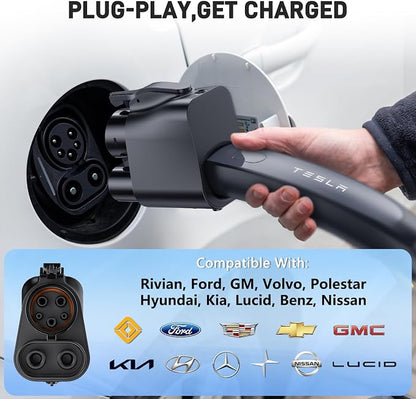 NACS to CCS1 EV Adapter – 500A / 1000V – Fast DC Charging - Image 2