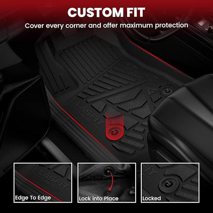 LASFIT Floor Mats 2014-2018 for Chevrolet Chevy Silverado/GMC Sierra 1500 Only - Image 3