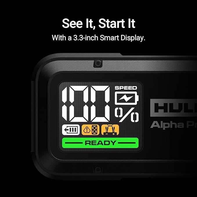 Hulkman Alpha Pro Solid Black, 2000A 74Wh Car Jump Starter Portable, - Image 5
