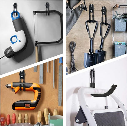 Garage Storage Utility Hooks，Garage Garden Tool Organizer，Steel Wall Mount Hooks - Image 6