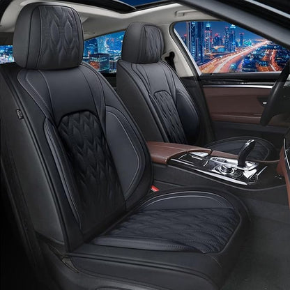 Seat Covers Fit for Toyota Camry 2012-2024 2025 Full Set, Faux Leather Car Seat by DISUTOGO