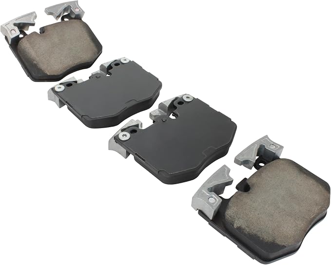 Premium Semi-Metallic Front Brake Pads Compatible - Image 2