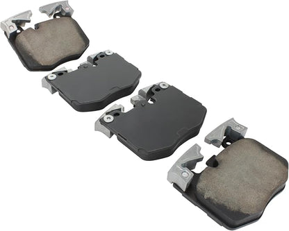 Premium Semi-Metallic Front Brake Pads Compatible - Image 2