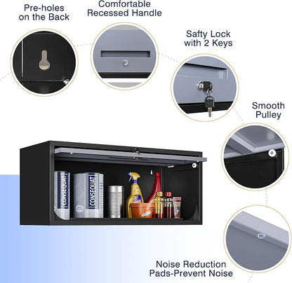 Yizosh Metal Garage Wall Cabinet - Image 5