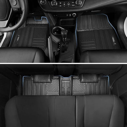 Vanseno Floor mats & CargoTrunk Liners and Backrest Mat Full Set Compatible - Image 2