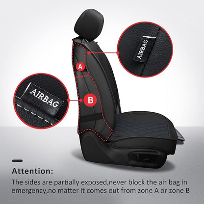 MIROZO Dodge Ram Seat Covers, Waterproof Truck Seat Covers Fits - Image 2