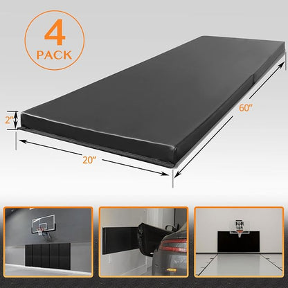 PROGOAL 2"/4" Thick Foam Protection Wall Pad，Gym Basketball-Court - Image 2