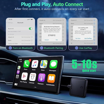 Wireless CarPlay Adapter for Convert Wired to Wireless Car Play Adapter Fast - Image 6