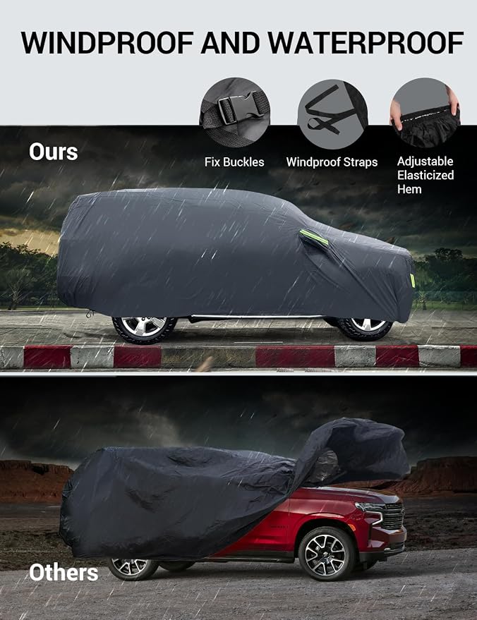 Proadsy 2025 Upgrade Car Cover for Mini Cooper 2002-2024 2025, Waterproof All - Image 5