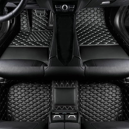 Custom Colors Car Floor Mats Black Pink by Unknown