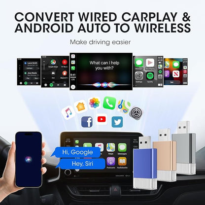 2in1 Mini Wireless Carplay Adapter - Image 7