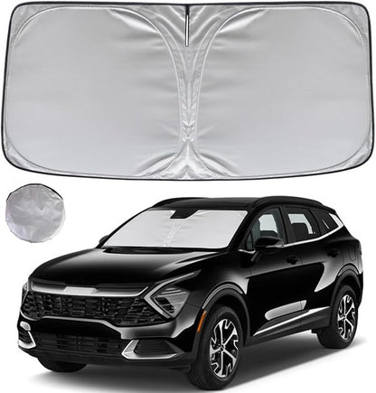 KAYZT Windshield Sun Shade for 2023-2025 2026 Kia Sportage NQ5 Foldable by KAYZT