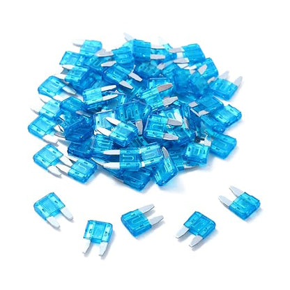 100 Pack Auto Fuses 15 AMP APM/ATM 32V Mini Blade Style Fuses 15A Short Circuit by JESUNK