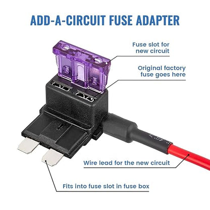 EWAY Radar Detector Hardwire Kit, DC3.5 Direct Wire Wiring Kit - Image 8