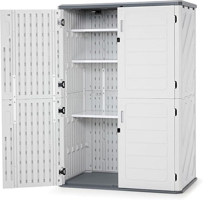 Macrout 50 Cu.Ft Plastic Outdoor Storage Cabinet by MMACROUT