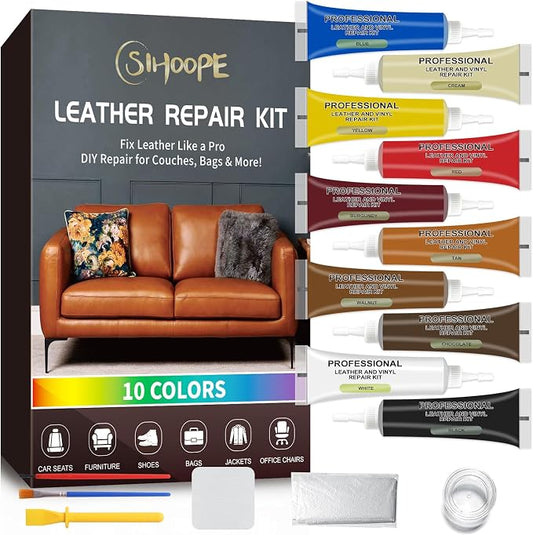 Leather Repair Kit, Car Seats, Jacket & Purse by SIHOOPE