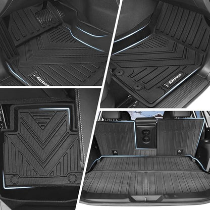 Fit for 2020-2014 Nissan Rogue Floor Mat Backrest Mat Cargo Liner, All-Weather - Image 6