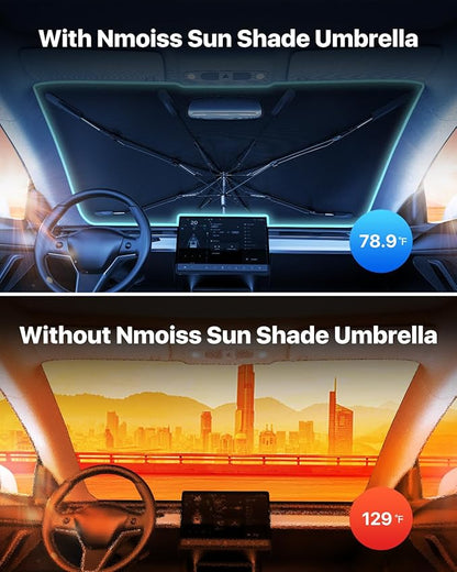 Nmoiss Windshield Sunshade Umbrella Car - Image 2