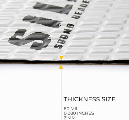Siless 80 mil 18 sqft Car Sound Deadening mat - Image 8
