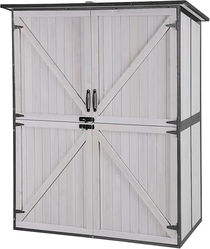 Aivituvin Outdoor Storage Shed Upgraded by Aivituvin