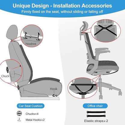 Car Seat Cushion Chair Cushions Set - Image 6