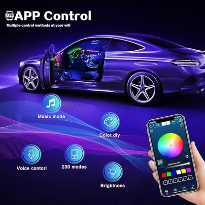 Dream+Color Acrylic Interior Car LED Strip Light - Image 4