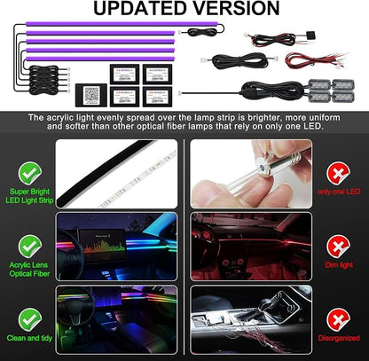Acrylic Interior Car LED Strip Light - Image 5