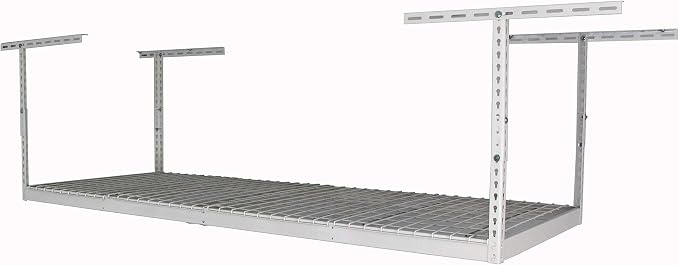 MonsterRax Overhead Garage Storage Rack, 3x8' Heavy Duty Steel, Ceiling Mounted by MonsterRAXStorageSolutions