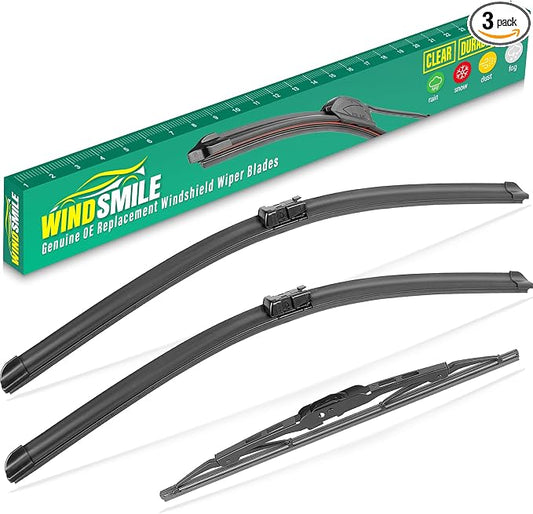 26" 14" 10" Windshield Wiper Blades Replacement by WINDSMILE