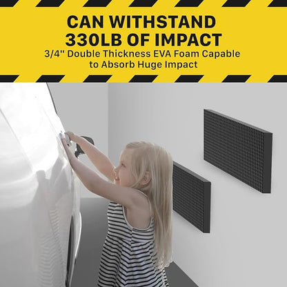 Fosmon Garage Wall Protector for Car Doors, 3/4" Ultra Thick Garage Wall Bumper - Image 4