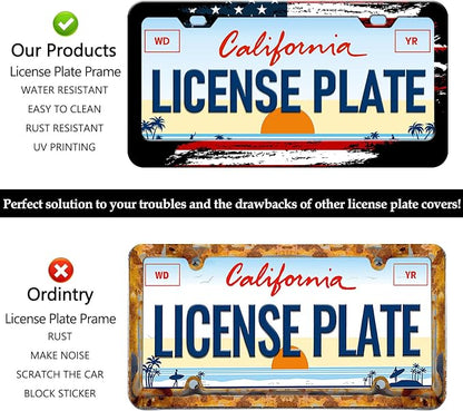 American Flag License Plate Frames - Image 4