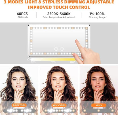 Car Sun Visor Vanity Makeup Mirror, Universal - Image 3