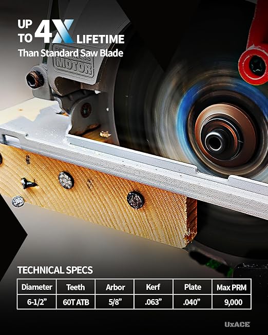 6-1/2-Inch 60-Tooth Circular Saw Blade - Image 3