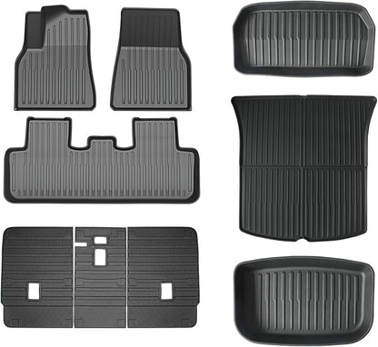 Floor Mat for New Model Y Juniper 2025 2026 9PCS Floor Mats - Image 6