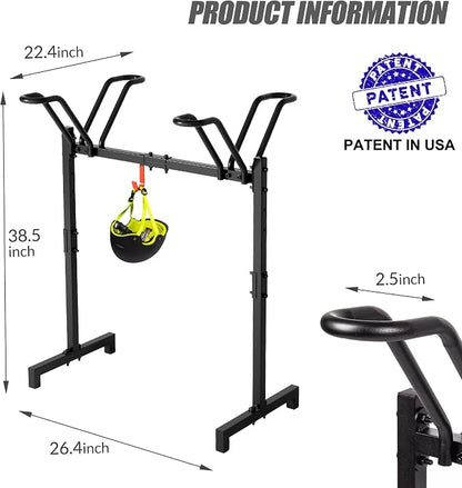 2 Bikes Floor Stand, Adjustable Bicycle Parking Rack - Image 7